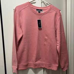 NWT: Karen Scott, Sport Sweat Shirt. Salmon-Pink, Sz Small